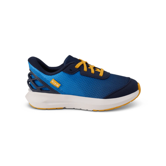 Kizik Kids Athens 2 Hands-Free Sneaker - Super Sonic/Naval Academy