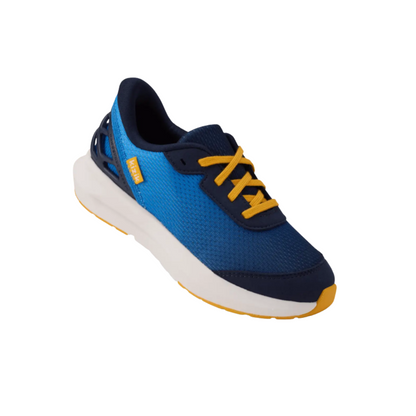 Kizik Kids Athens 2 Hands-Free Sneaker - Super Sonic/Naval Academy