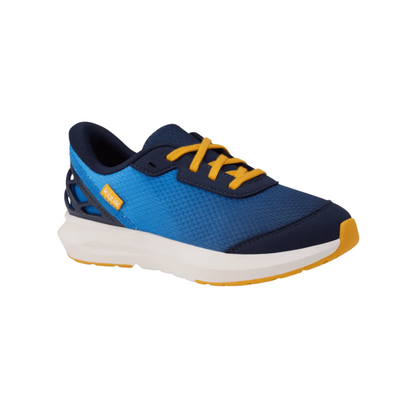 Kizik Kids Athens 2 Hands-Free Sneaker - Super Sonic/Naval Academy