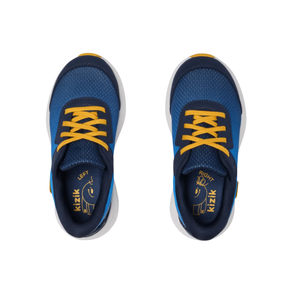Kizik Kids Athens 2 Hands-Free Sneaker - Super Sonic/Naval Academy