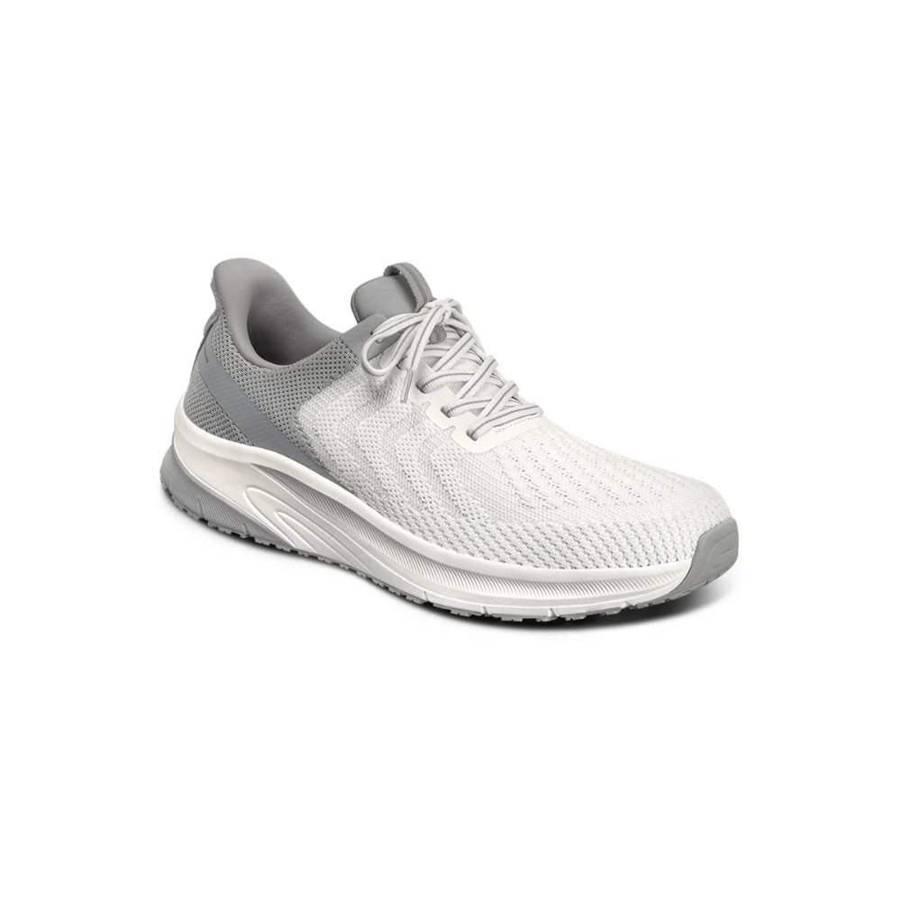 Orthofeet Men’s Tilos Hands‑Free Athletic Sneaker – White  20023M