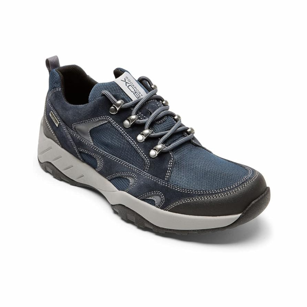 Rockport Men’s XCS Spruce Peak Trekker Waterproof Sneakers – Navy
