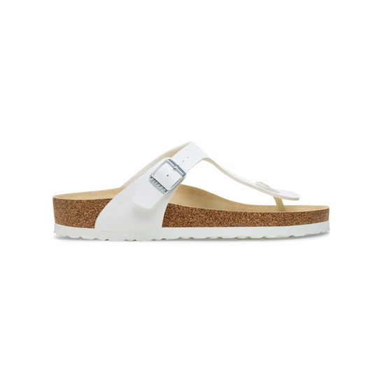 Birkenstock Gizeh Birko-Flor - White Unisex Sandal Regular