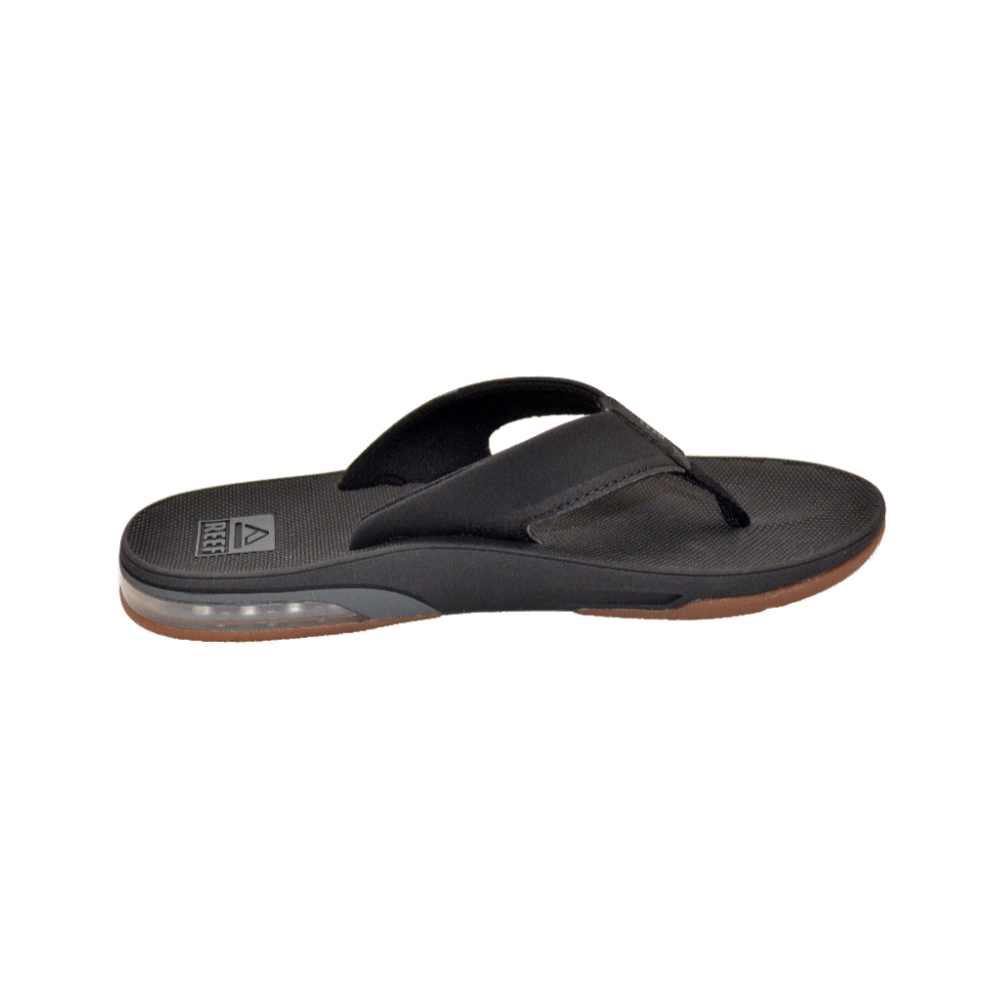 Reef Men's Fanning Bottle Opener Flip Flop Thong Sandal - Black Low