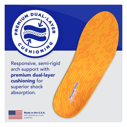 Powerstep Pulse Performance Premium Cushioning Unisex Full Length Insoles
