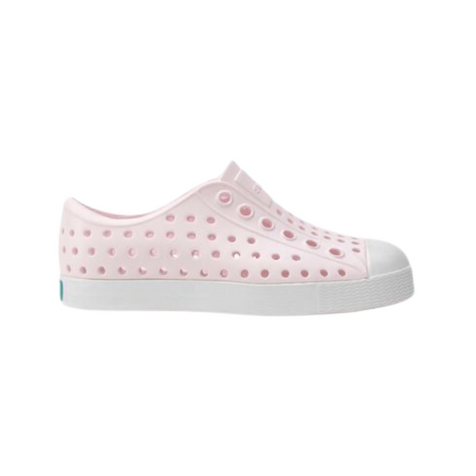 Native Jefferson Sugarlite Child Sneakers Milk Pink Shell White