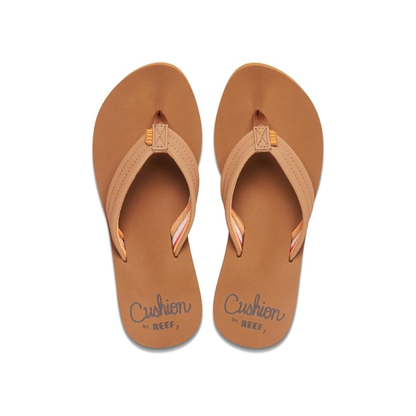 Reef Cushion Breeze Women's  Flip Flops Sandals - Tan/Smoothie