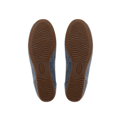 Softwalk Women's Sonoma Ballet Flat - Smoke Snake
