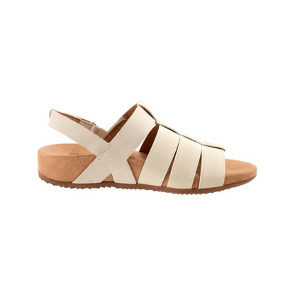 SoftWalk Burnaby Fisherman Sandal Comfortable Women's Sandals - Ivory