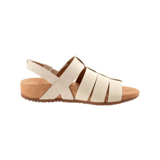 SoftWalk Burnaby Fisherman Sandal Comfortable Women's Sandals - Ivory