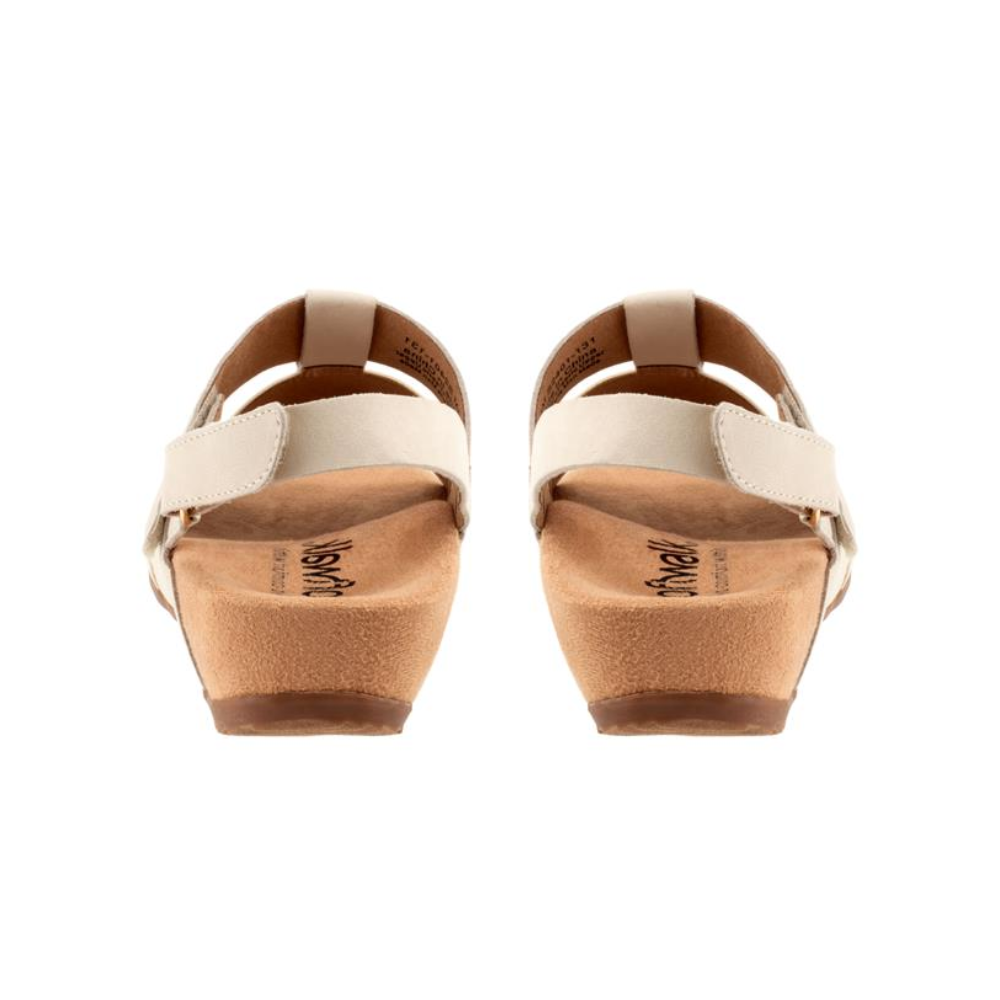 SoftWalk Burnaby Fisherman Sandal Comfortable Women's Sandals - Ivory