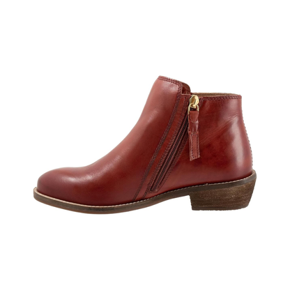 SoftWalk Rocklin 2.0 Women's Leather Ankle Boots - Red