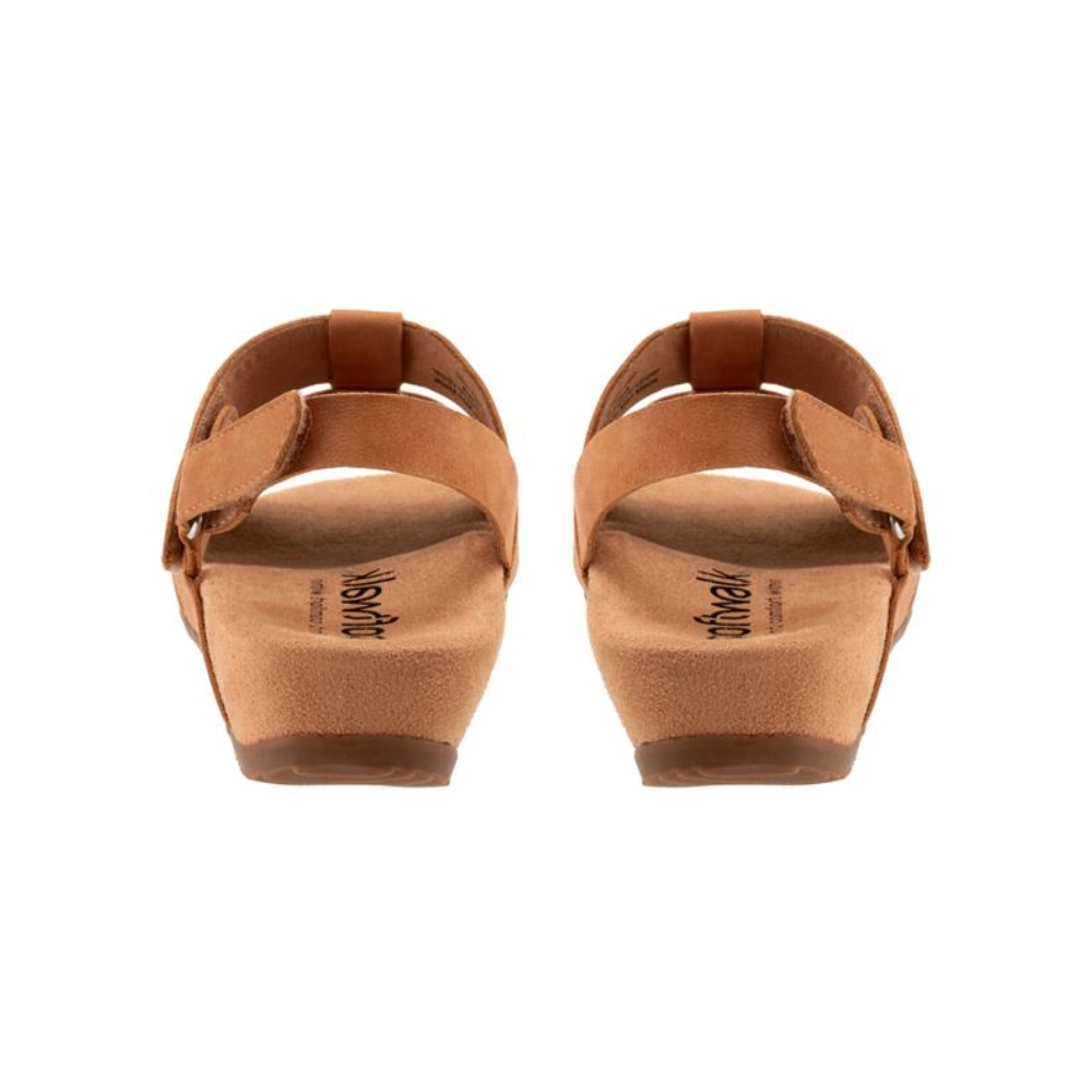 SoftWalk Burnaby Fisherman Sandal Comfortable Women's Sandals - Tan Nubuck