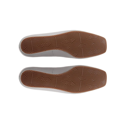 SoftWalk Women’s Viana Flat Square-Toe Leather Shoes Misty Blue