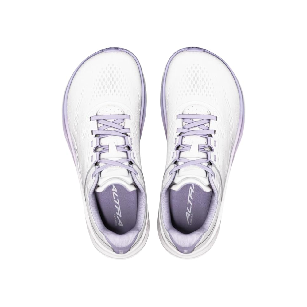 ALTRA Women's Torin 9 Road Running Shoe - White/White/Wisteria