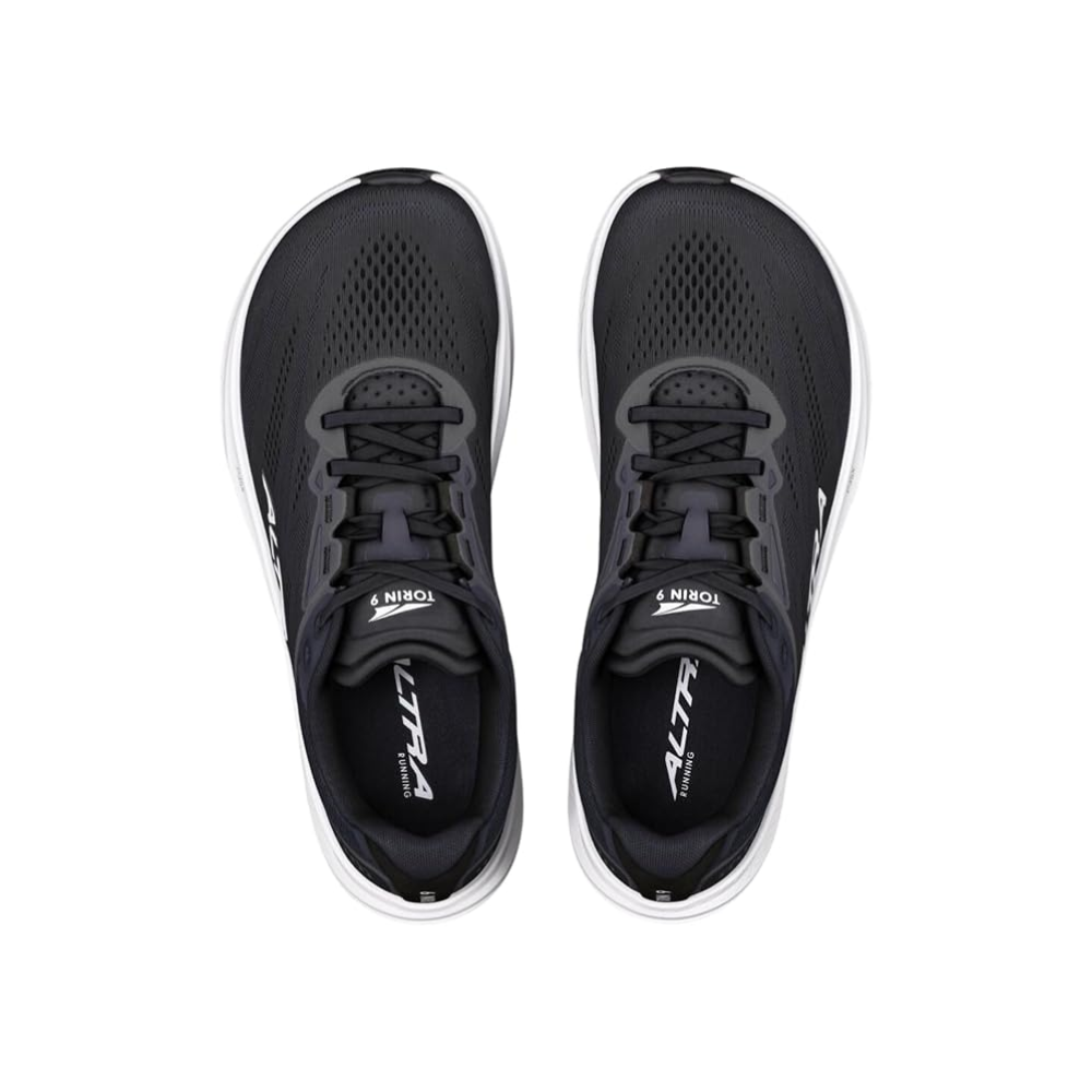ALTRA Women's Torin 9 Road Running Shoe - Black/White/Black