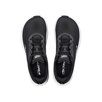 ALTRA Women's Torin 9 Road Running Shoe - Black/White/Black