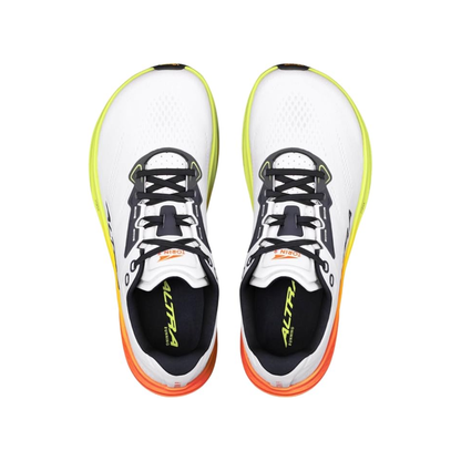 ALTRA Men's Torin 9 Road Running Shoe - White/Black/Safety Yellow