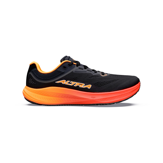 ALTRA Men's Torin 9 Road Running Shoe - Black/Orange Pop/Coral