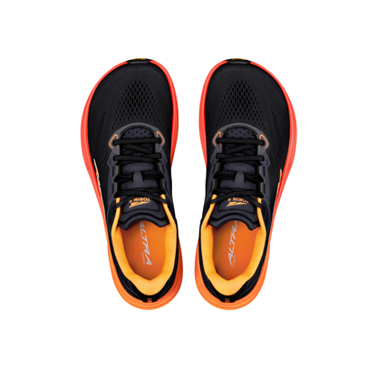 ALTRA Men's Torin 9 Road Running Shoe - Black/Orange Pop/Coral
