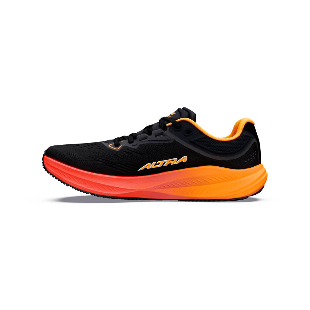ALTRA Men's Torin 9 Road Running Shoe - Black/Orange Pop/Coral
