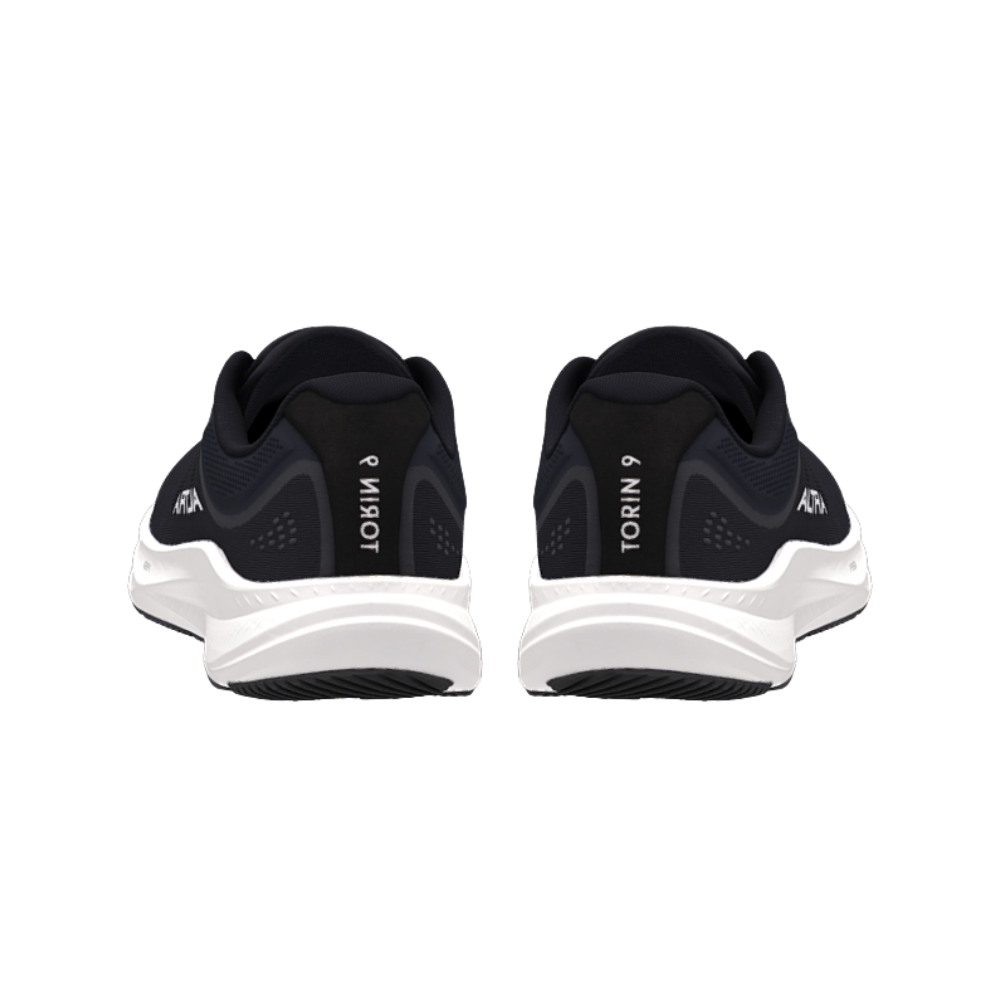 ALTRA Men's Torin 9 Road Running Shoe - Black/White/Black