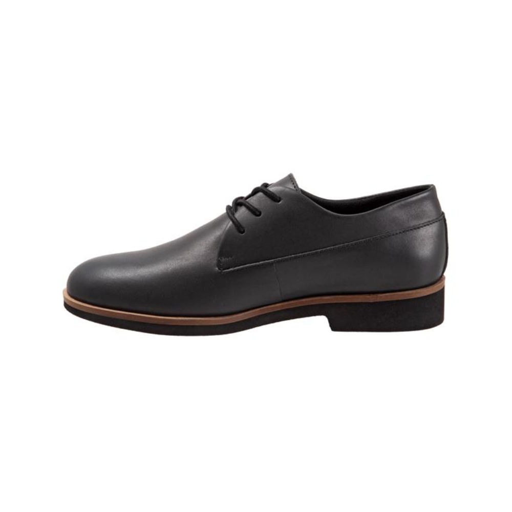 SoftWalk Whitby Women's Leather Derby Oxford - Black
