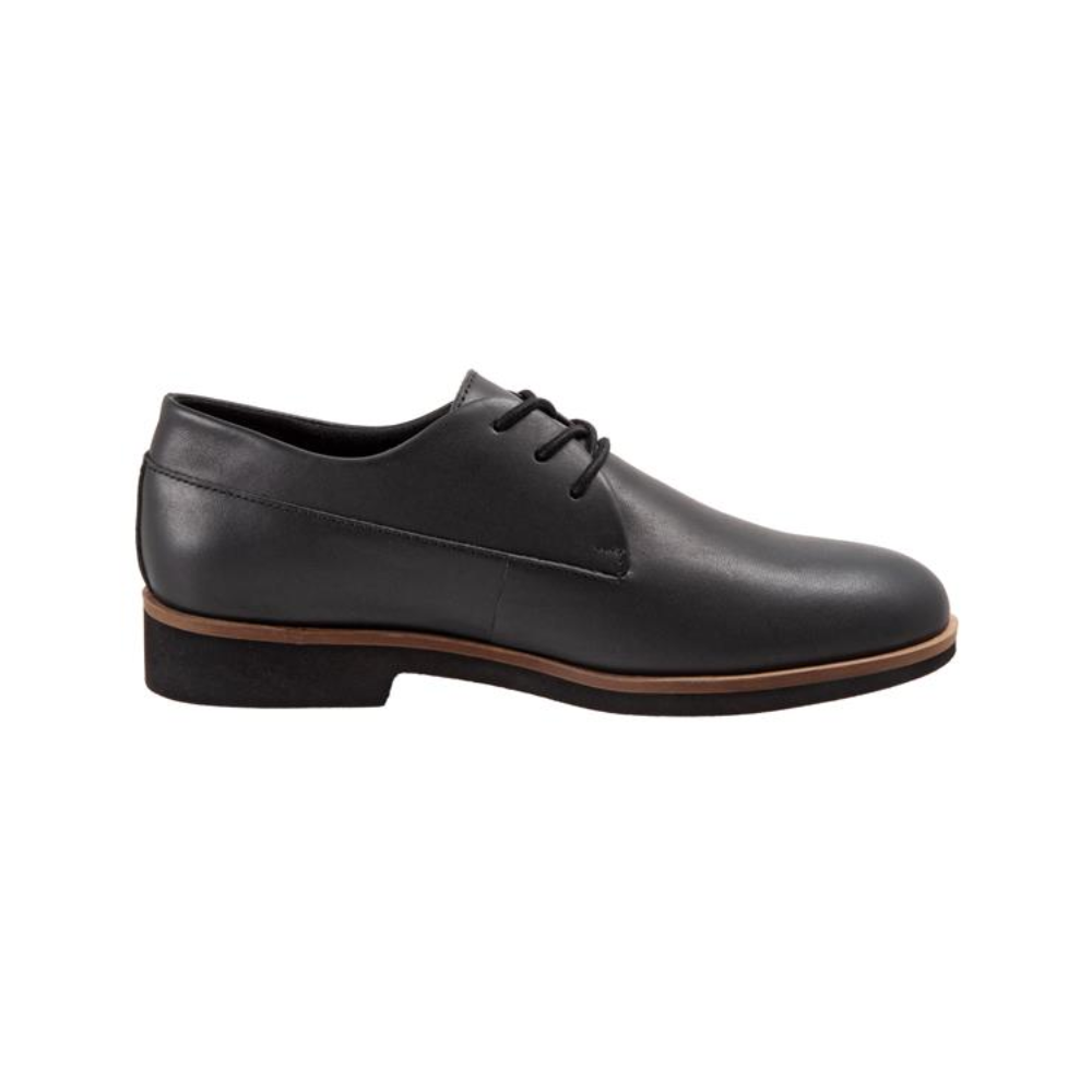 SoftWalk Whitby Women's Leather Derby Oxford - Black