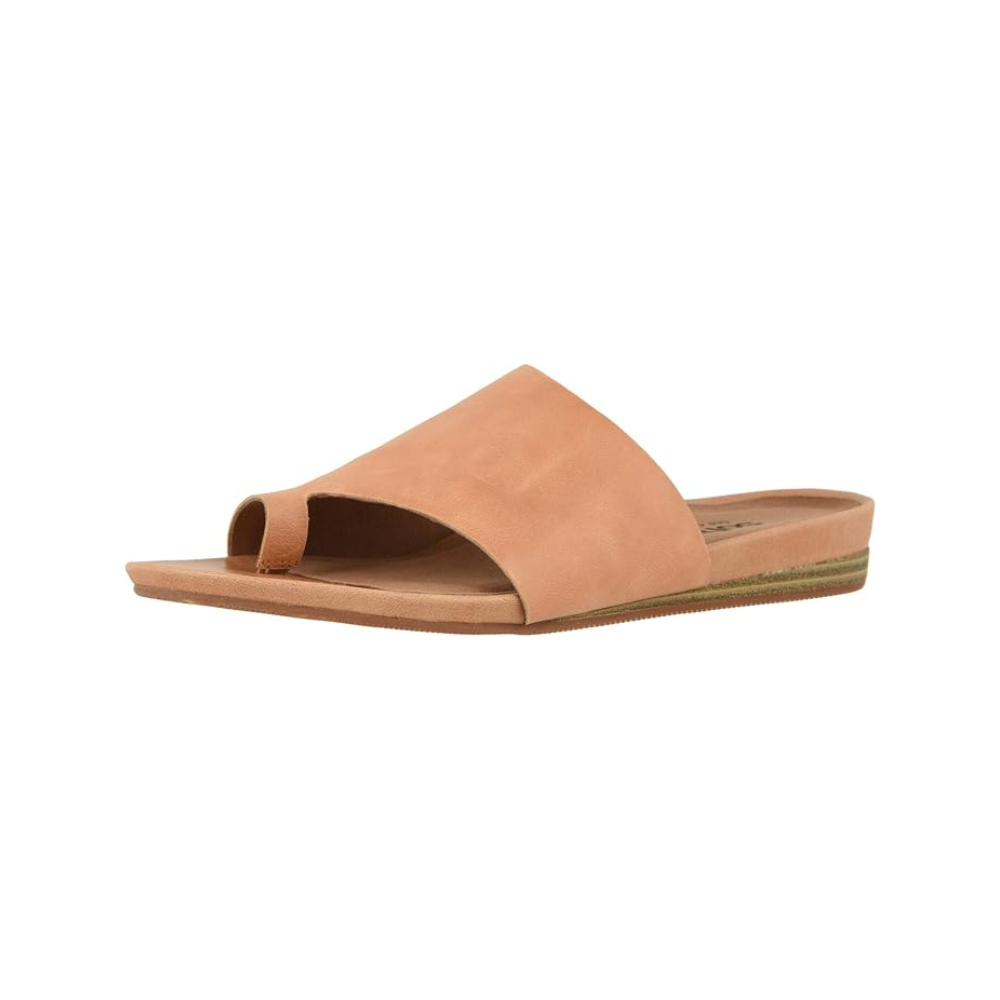 SoftWalk Corsica Cushioned Memory Slide Sandal - Beige