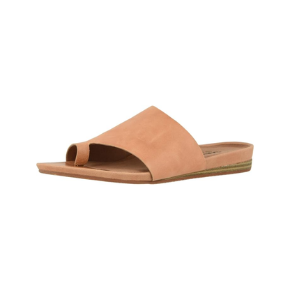 SoftWalk Corsica Cushioned Memory Slide Sandal - Beige