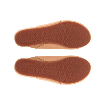 SoftWalk Corsica Cushioned Memory Slide Sandal - Beige