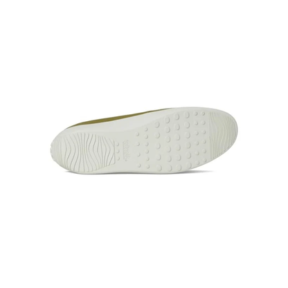 SoftWalk Disa Women's Leather Slip-On Flat - Olive Nubuck