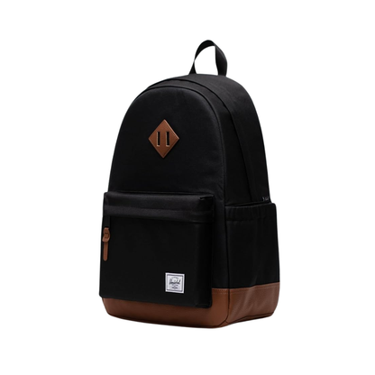 Herschel Heritage Backpack with Laptop Sleeve - Black/Tan