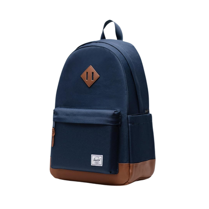 Herschel Heritage Backpack with Laptop Sleeve - Navy/Tan