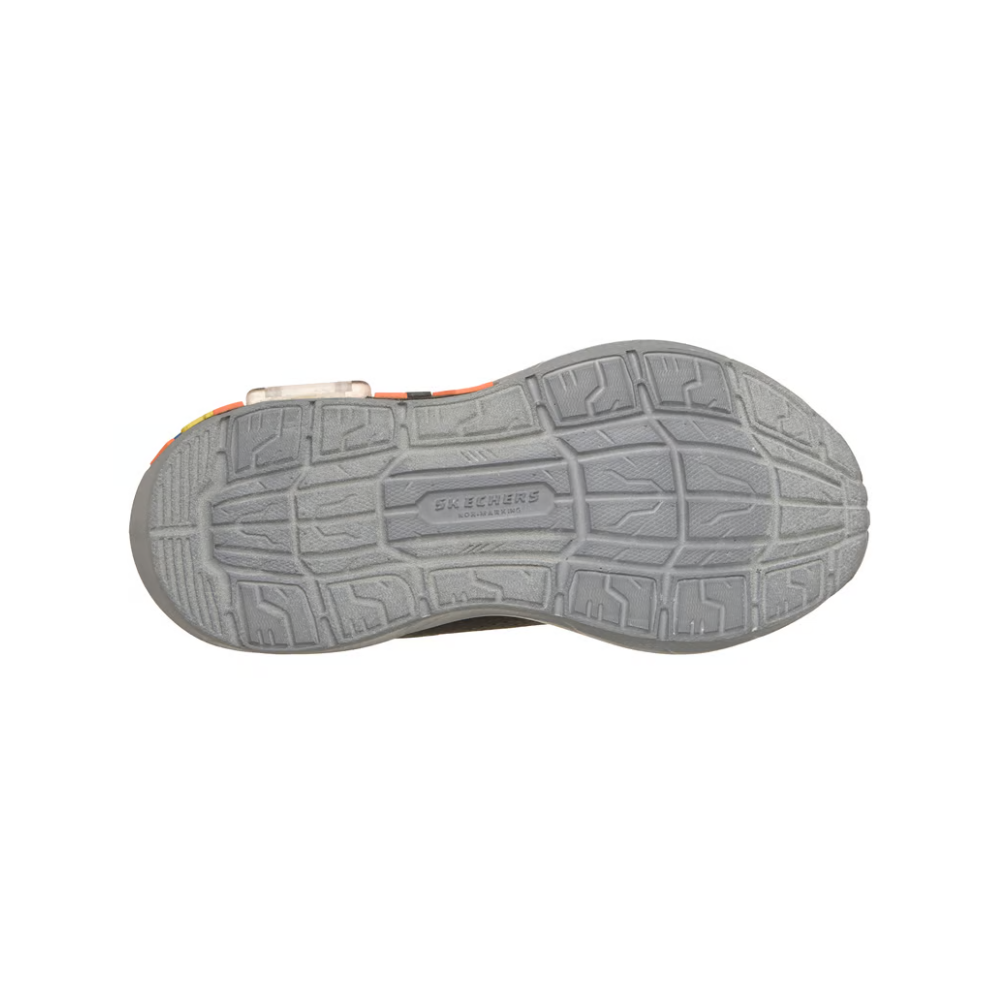 Skechers Garage Boys Light Adaptive Car Toy Storage Sneaker - Black/Blue/Orange (402150L)