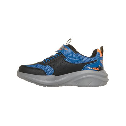 Skechers Garage Boys Light Adaptive Car Toy Storage Sneaker - Black/Blue/Orange (402150L)