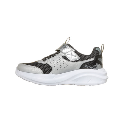 Skechers Garage Boys Light Adaptive Car Toy Storage Sneaker - Silver / Black 402150L