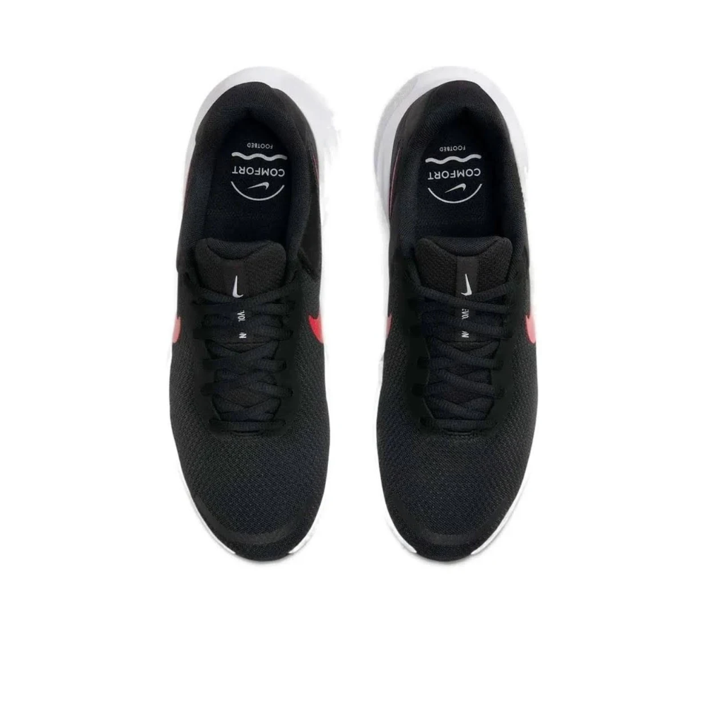 Nike Revolution 7 Unisex Road Running Shoes Black University Red White
