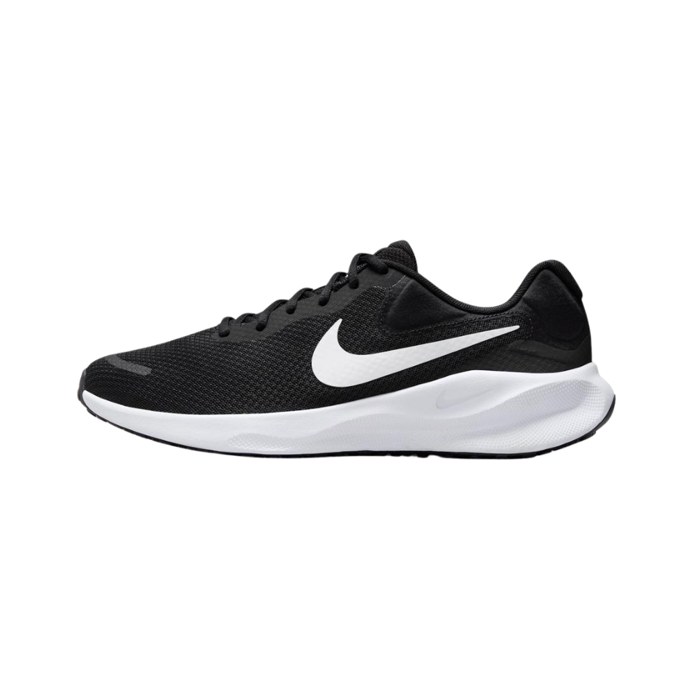 Nike Revolution 7 Unisex Road Running Shoes Black/White New