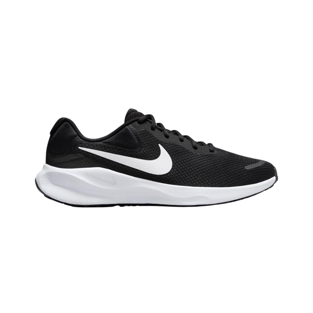 Nike Revolution 7 Unisex Road Running Shoes Black/White New