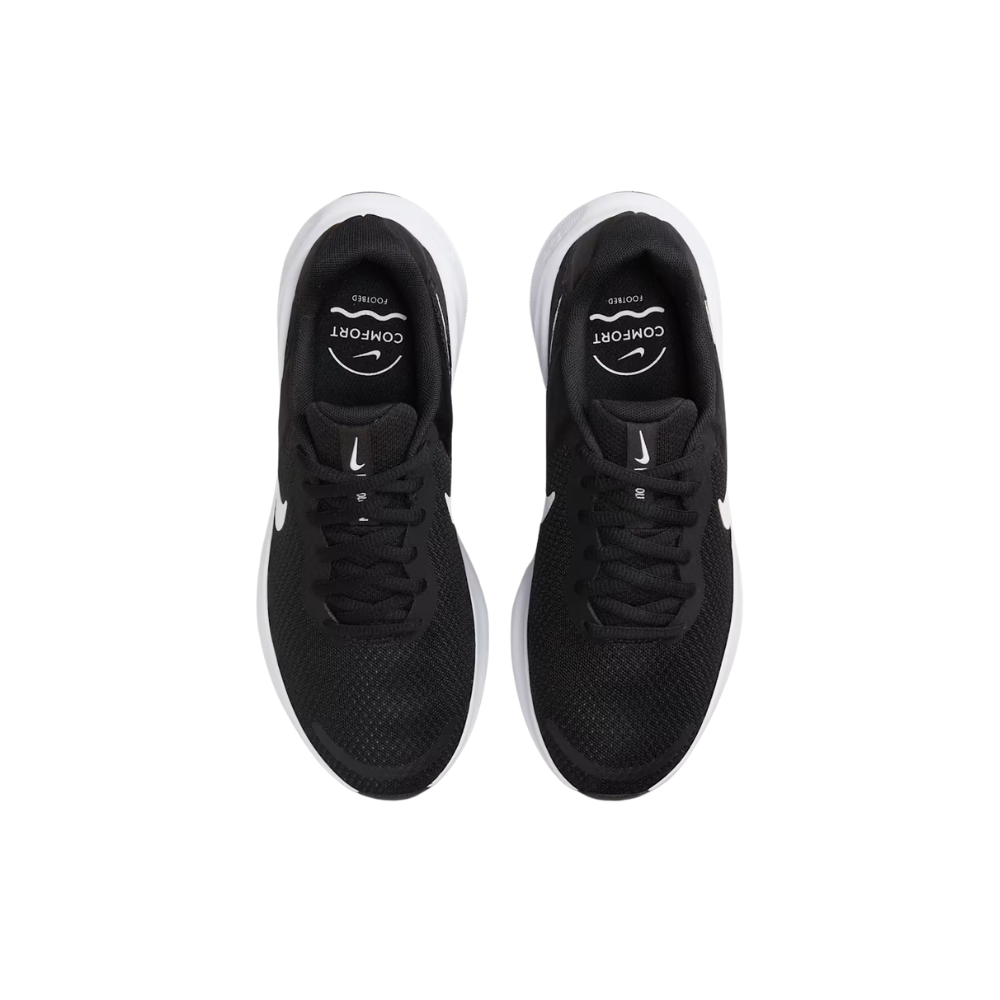 Nike Revolution 7 Unisex Road Running Shoes Black/White New
