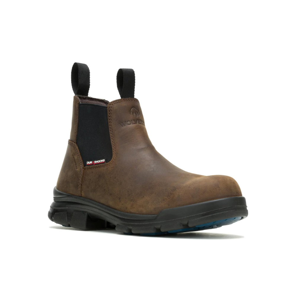 Authentic New Wolverine DuraShocks SR Icon Romeo CarbonMax® Work Boot, Dark Brown