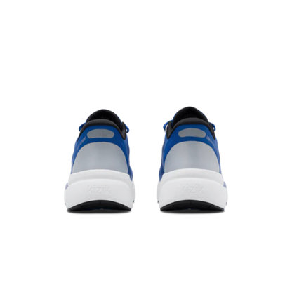 Kizik Mens Freedom Run Hands Free Running Shoes Sneakers Lapis Blue/White