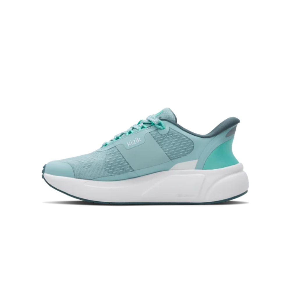 Kizik Womens Freedom Run Hands Free Running Shoes Surf Spray Beach Glass