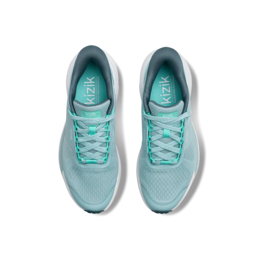 Kizik Womens Freedom Run Hands Free Running Shoes Surf Spray Beach Glass