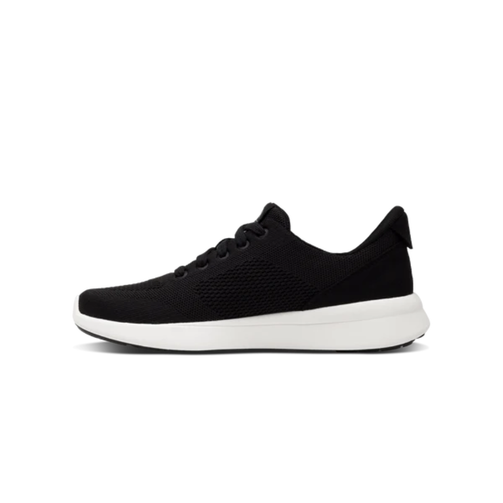 Kizik Womens Lima 2 Hands Free Slip On Sneakers Black Bright White Walking Shoes