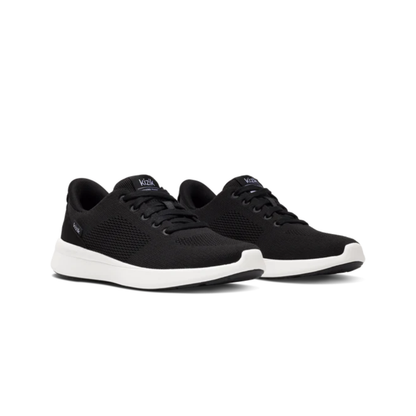 Kizik Womens Lima 2 Hands Free Slip On Sneakers Black Bright White Walking Shoes