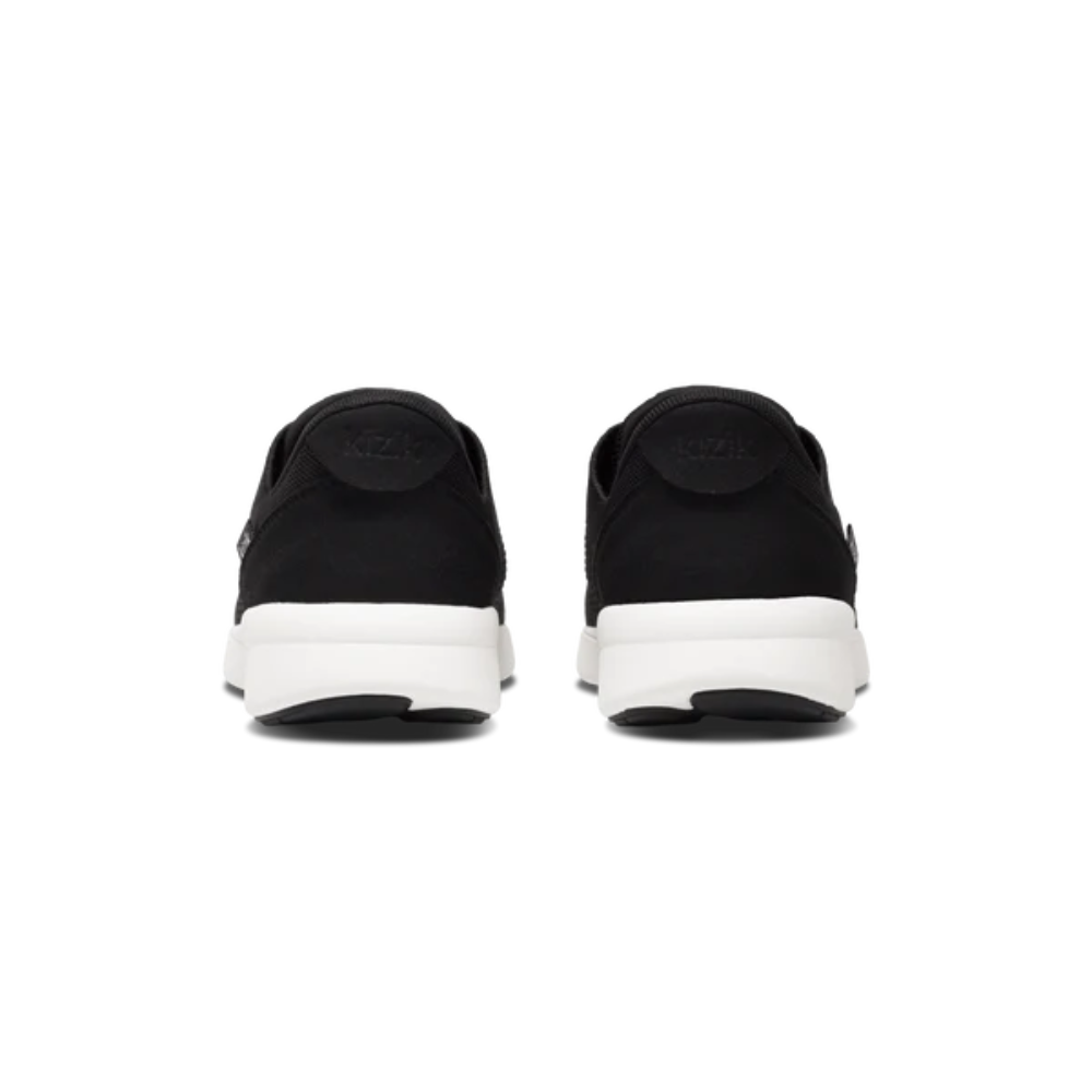 Kizik Womens Lima 2 Hands Free Slip On Sneakers Black Bright White Walking Shoes