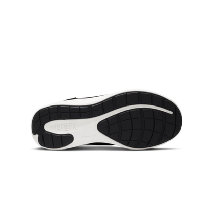 Kizik Womens Lima 2 Hands Free Slip On Sneakers Black Bright White Walking Shoes