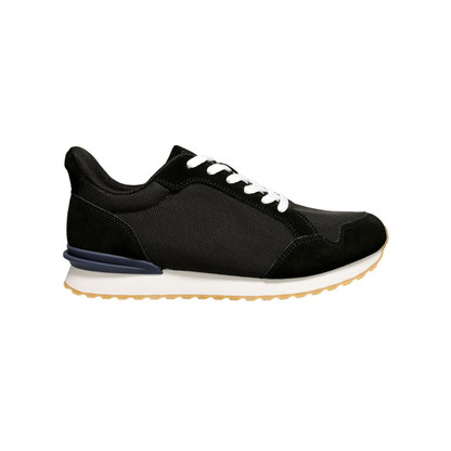 Propet Carmine Mens Hands Free Step In Sneaker Slip On Comfort Walking Shoes  Black